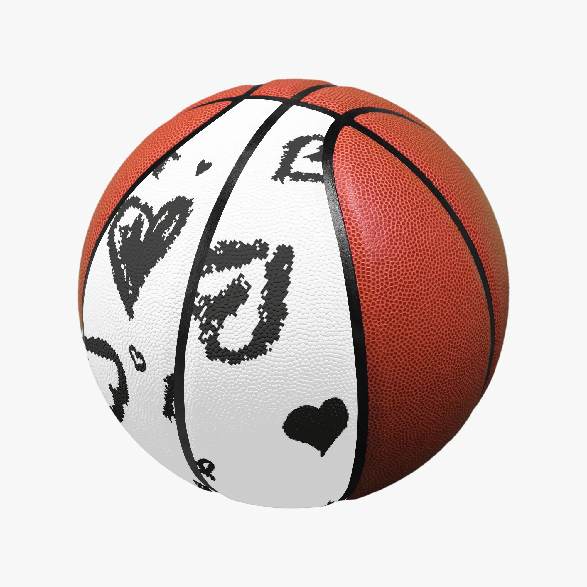 custom Basketball diy Basketball Adolescents men women youth children outdoor sports Basketball game team training equipment Factory direct sales ST1-5