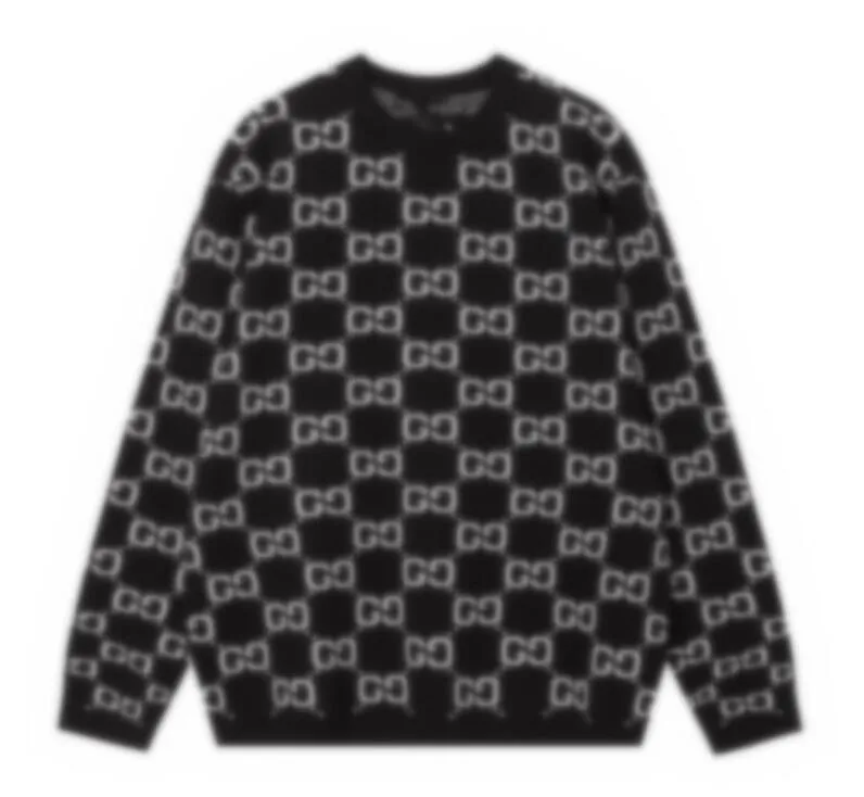 Designertröjor Mens Sticked tröja Black Black Long Sleeve Cardigan Fleece Full Zip Male Casual Clothing for Autumn Winter Streetwear