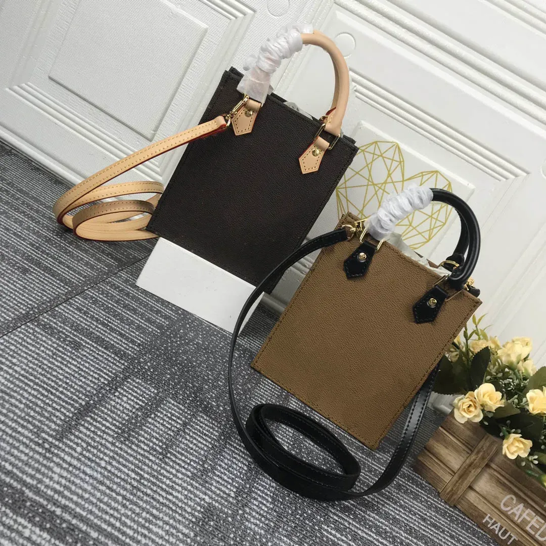 Torebka torba crossbody Petit Sac Plat Pochette M69442 Projektanci luksurysów Kobiety sakoche torebka oryginalna skórzana sprzęgło torba na ramię