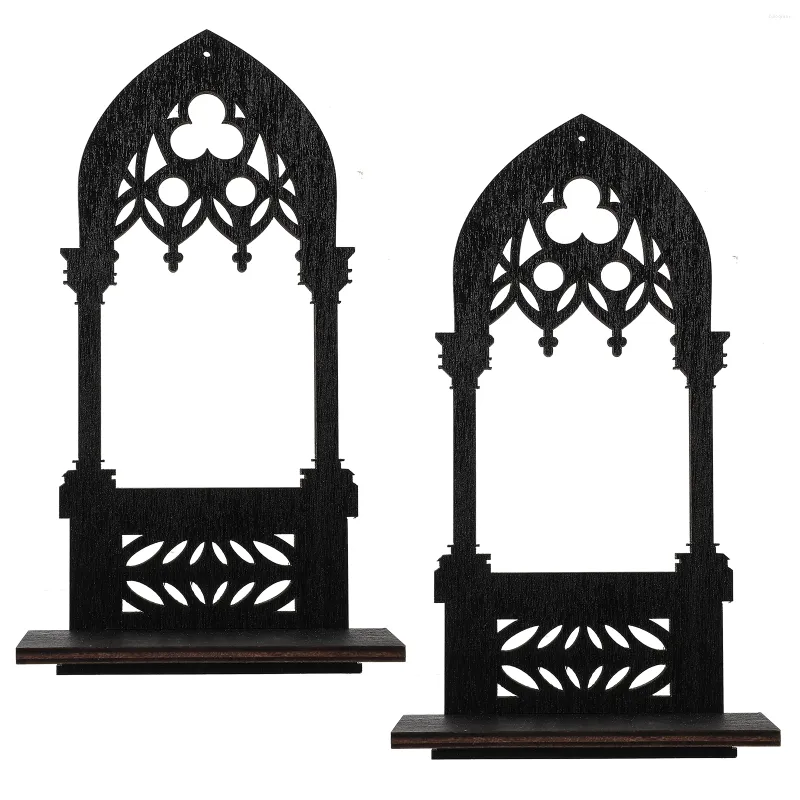 Candle Holders Wall Hanging Decoration Stands Pillar Candles Base Black Candleholder Tea Light