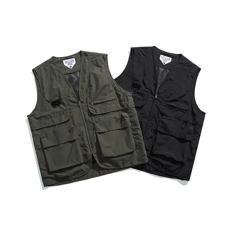 kmrii ケムリ jilet vest japanese DHgate.com:Multi-Pocket Cargo Vest: Japanese Streetwear
