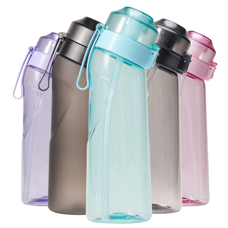 1/2Pcs Flavoured Sports Mug Air Flavoured Water Bottle Scent Up Mug New Sports Fashion Straw Mug for Outdoor Sports and Fitness