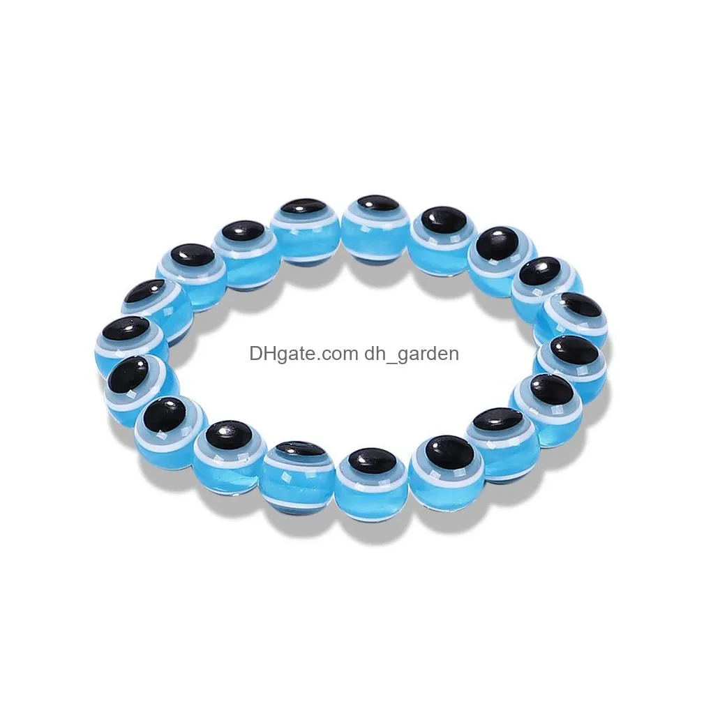 Handmade Turkish Blue Evil Eye Charm Bracelets 2000s With Red Eyes Beads  Elasticity For Yoga, Reiki, And Jewelry 10mm Mens And Womens Drop De Dhdtz  From Bdesybag, $0.58 | DHgate.Com