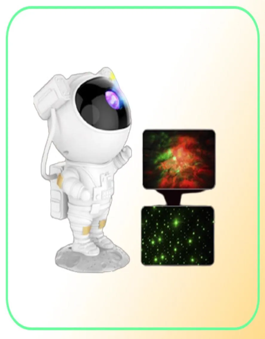 Astronot Galaxy Projektör Lambası Yıldızlı Gökyüzü Gece Işığı Ev Yatak Odası Odası Dekor Dekoratif Luminaires Children039S Hediye6572098