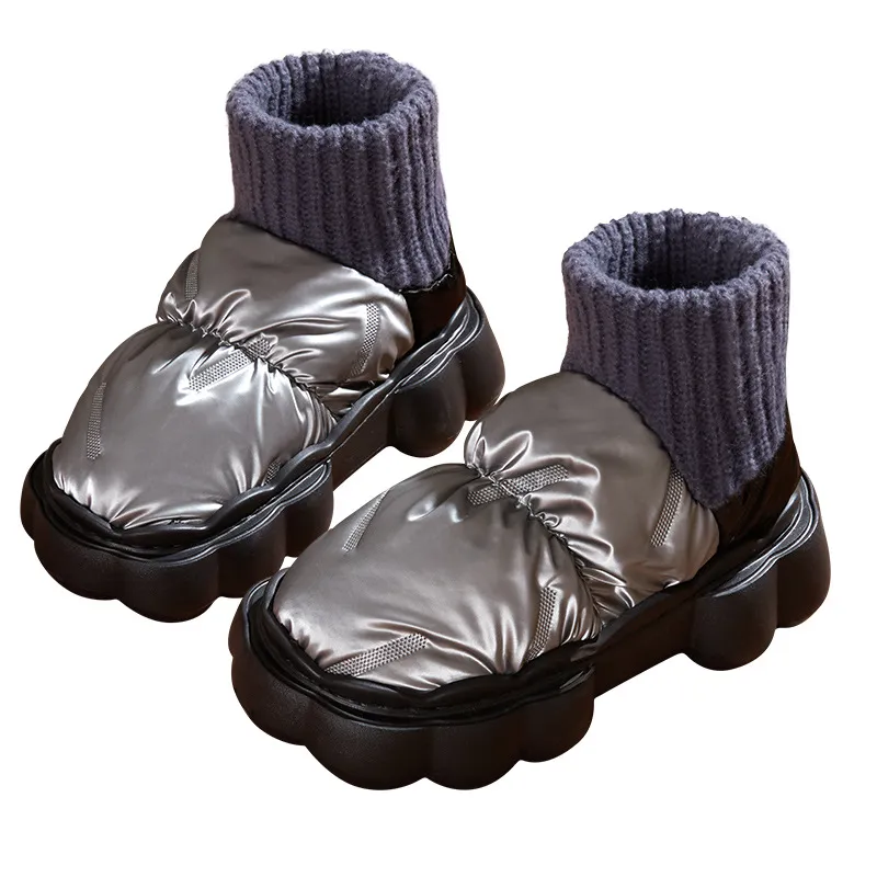 Designerskie buty jesienne zimowe kobiety utrzymują ciepło dla skarpetek okrągłe stóp do kostki łodzie menu marka marka krótka kobieta rozmiar 36-41