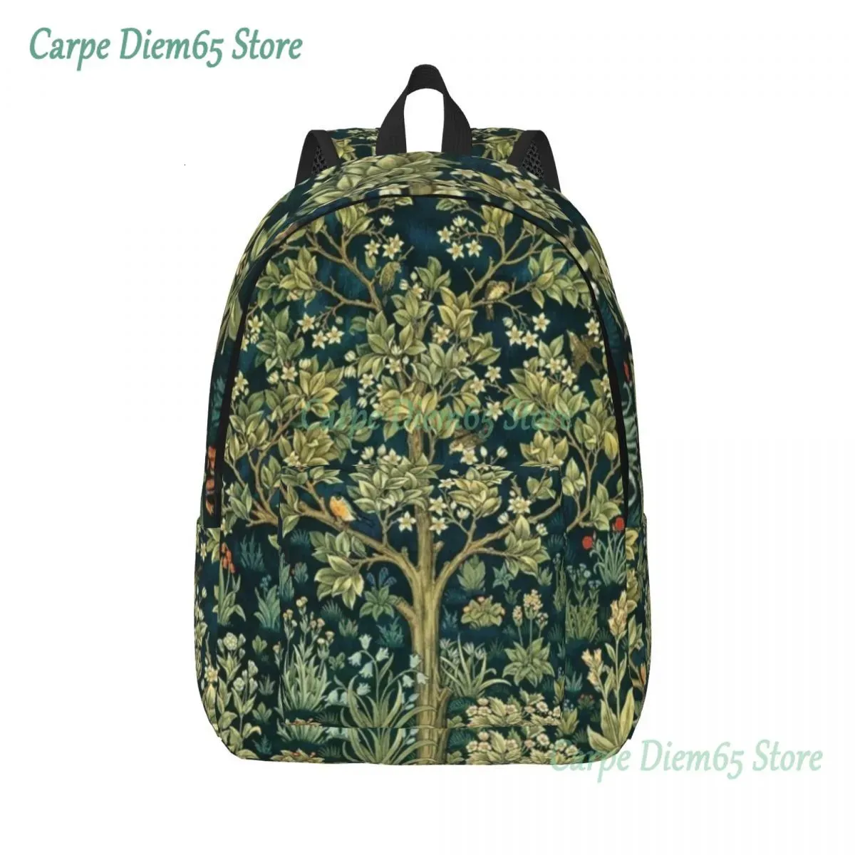 backpack laptop green trees Red-Eyed Tree Frog Series 8 – ItsTechnicole pen loops and accessory compartments DBC BackPacks - Blowin' Trees