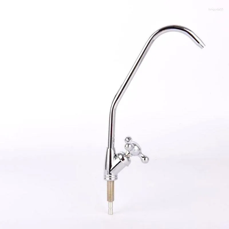 Rubinetti della cucina Rubinetto depuratore d'acqua Filtro per bere ad osmosi inversa Placcatura esterna in cromo 1/4"