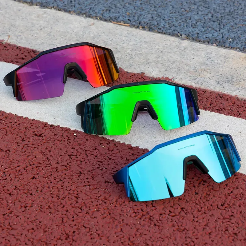 Outdoor Eyewear KAPVOE Cycling Glasses Sunglasses road bike glasses MTB Man UV400 bicycle Polarized 231005