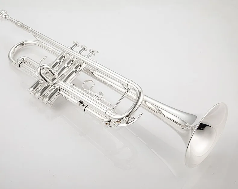 Сделано в Японии, 6335 Bb Trumpet, посеребренный музыкальный инструмент, новый мундштук для трубы профессионального уровня