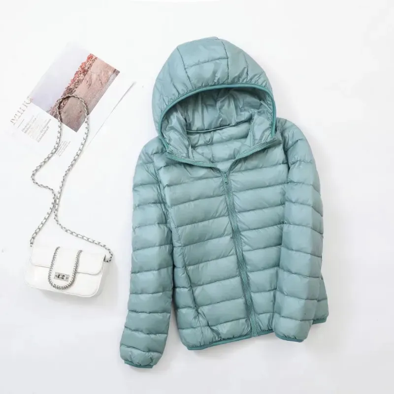 🧥 Chaqueta De Plumón Ligero Para Mujer | Sin Capucha | Color Sólido | Relleno De Pato | Ideal Para Viaje