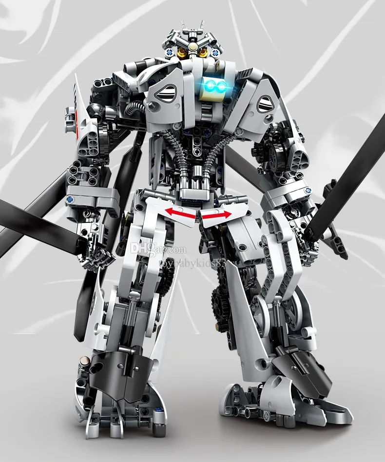 Toptan Oyuncaklar Özel Uzay Savaşları Yapı Taşları Model Minifigures Transformer Robotlar Silahlı Wltoys Helikopter Yarışı Çift Form Yetişkin Noel Hediyesi için