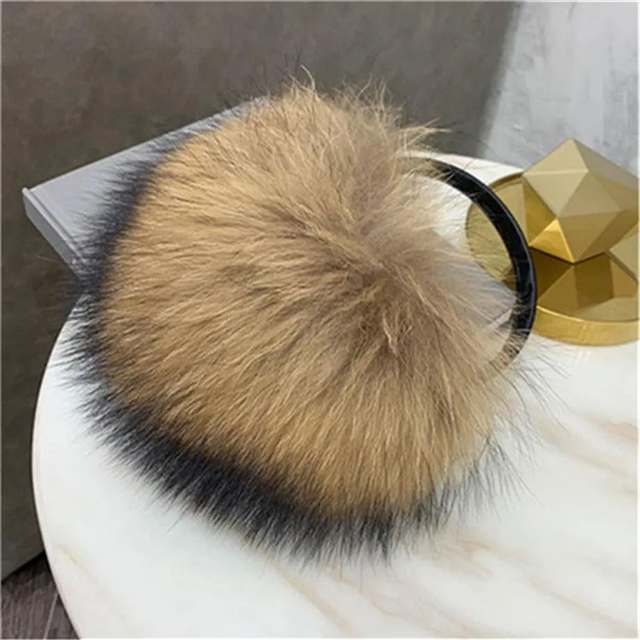 Women Winter Warm Real Genuine Fox Fur Earmuffs Ear Protection Soft Ear Muff219G