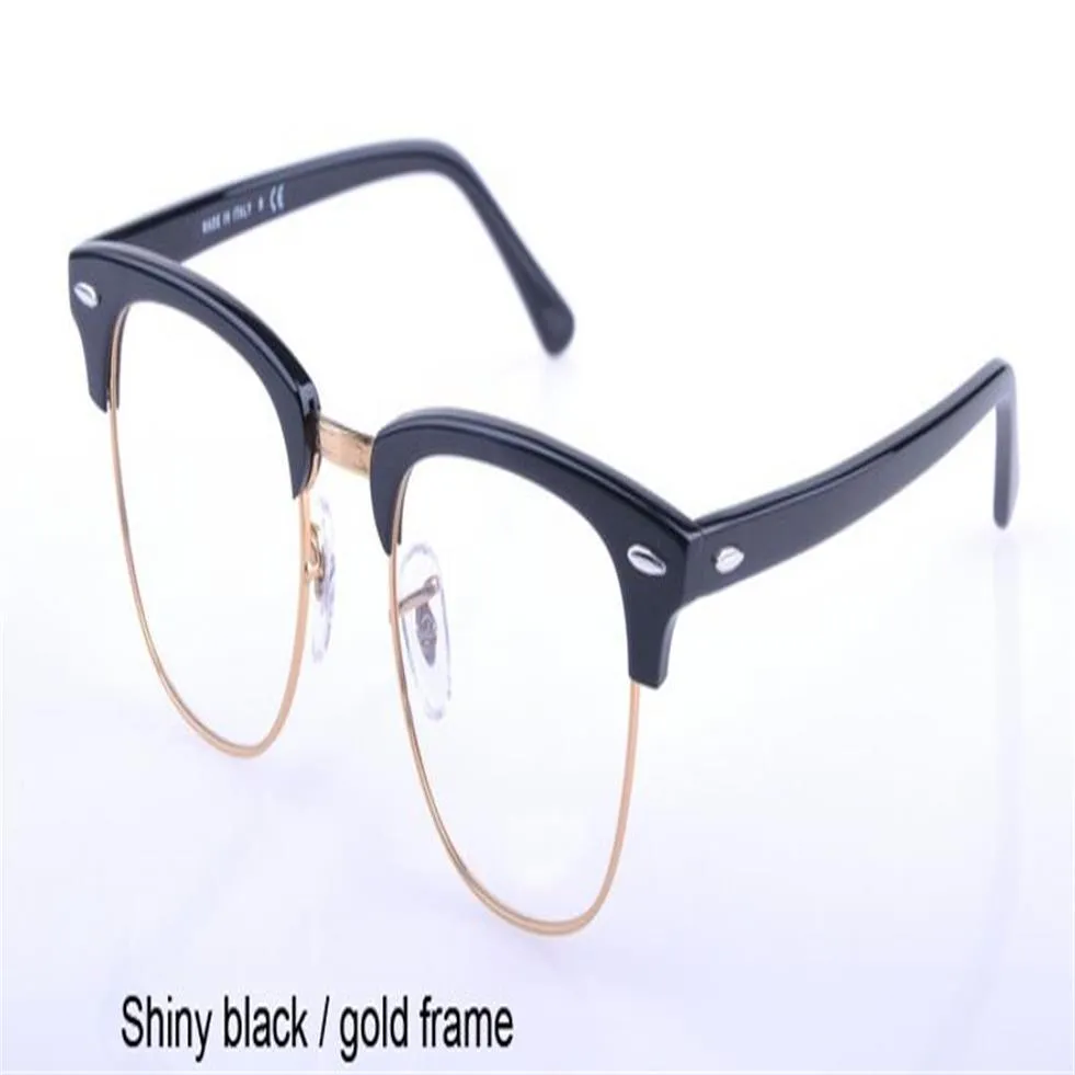 Whole-2019 Designer Brand Club lunettes Master Hommes monture de prescription Femmes Semi Sans Monture RetrOculo De Sol Feminino rétro clear274z