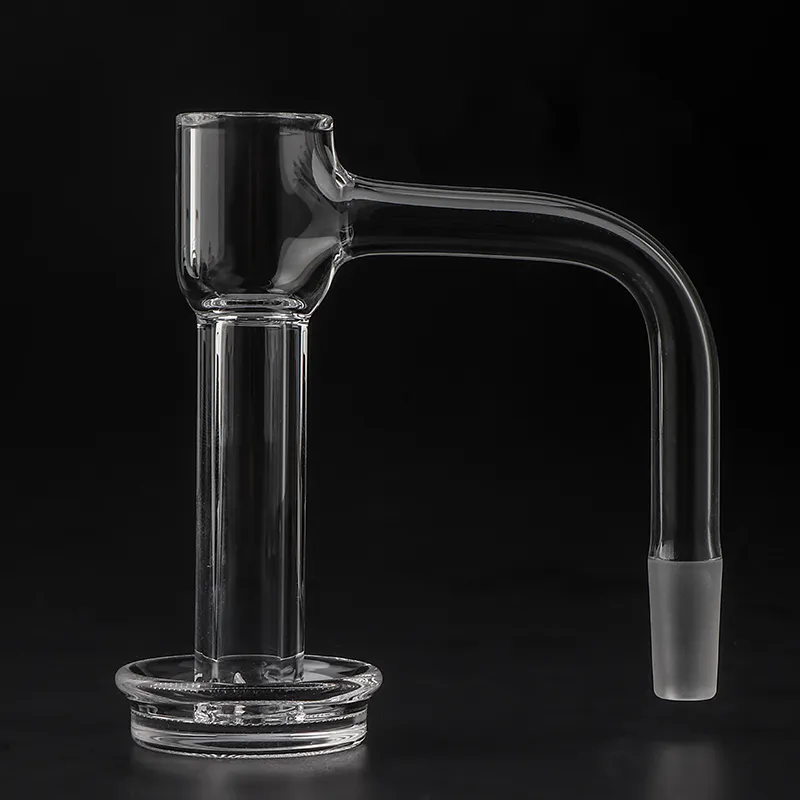 Banger al quarzo Terp Slurper completamente saldato con chiodi con bordo smussato sul fondo della griglia trasparente per bong in vetro Dab Rigs accessori somking smoke shop