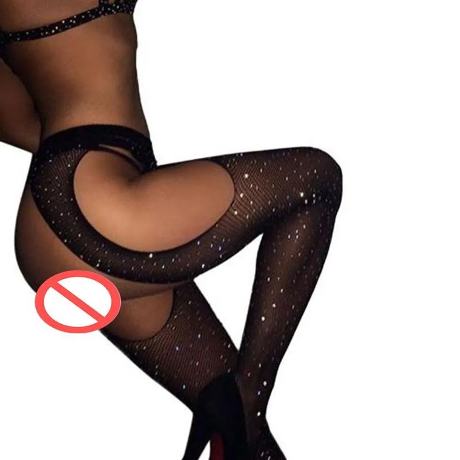 Kvinnors underkläder Kvinnor Sexiga strumpbyxor Mesh Fishnet Nylon Tights Long Stocking Jacquard Step Foot Seam Pantyhose Stockings Li290y