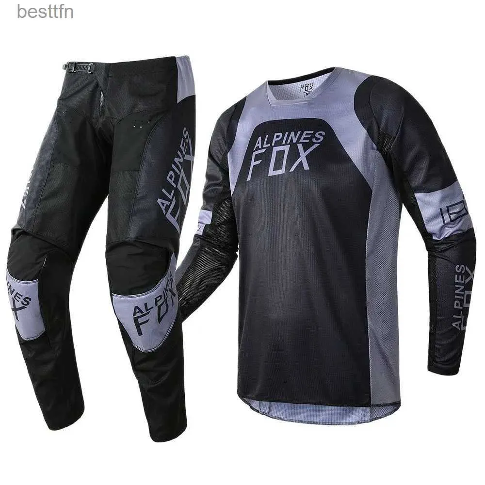 Autres vêtements Hommes Motocross Racing Gear Set Moto Outfit Enduro Costume Pantalon tout-terrain Combo ATV UTV VTT GantsL231007