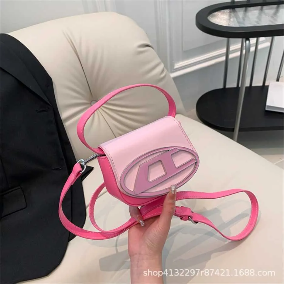 Diese Dingdang Tas Vrouwen 2023 Zomer Nieuwe Contrast Kleur Een Schouder Crossbody Handheld Mini Zakken Klein Nummer 915