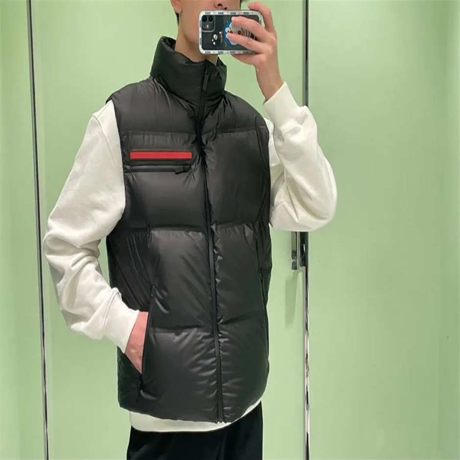 2023 giacca invernale da uomo gilet firmato mens marchio di lusso classico cappotto senza maniche Coppia imbottitura in piumino bianco edredone Tessuto personalizzato wind216L