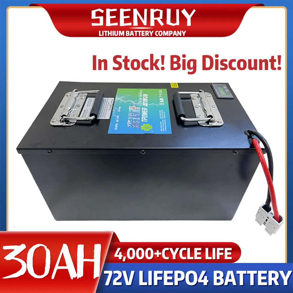 Lit 72V 30AH LifePo4 Pack Pack Departer z BMS 24s dla 5000W 3000W Scooter Motorcycle TRICYCLE +5A
