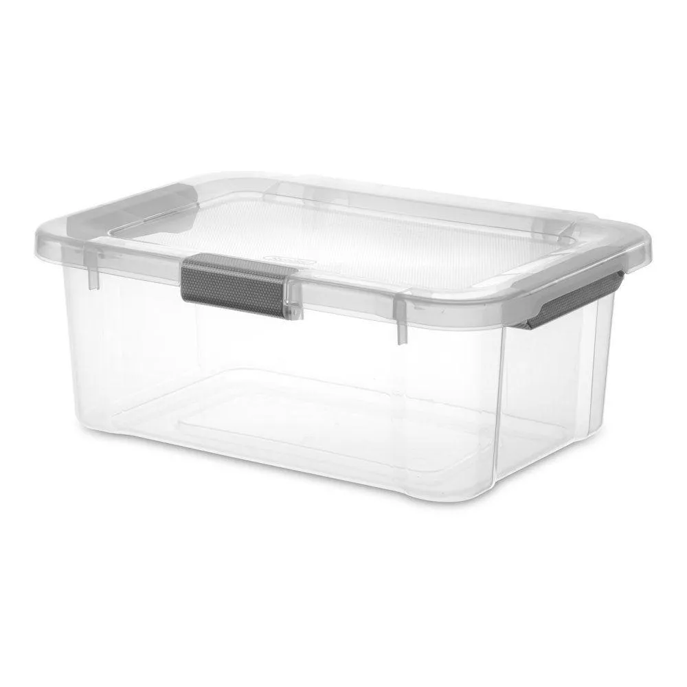 Autre organisation de stockage à domicile Sterilite 20 Qt Hingelid Box Plastique Plat Gris Ensemble de 6 Drop Livraison Jardin Ménage Dh1Om