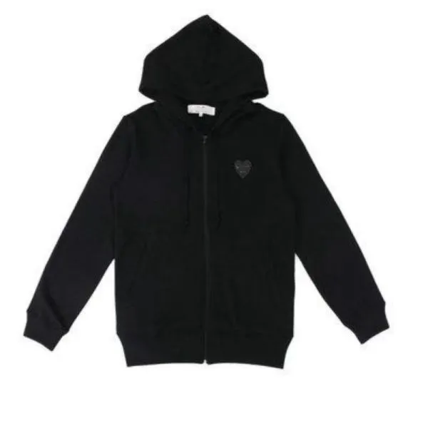 Cdg black zip up deals