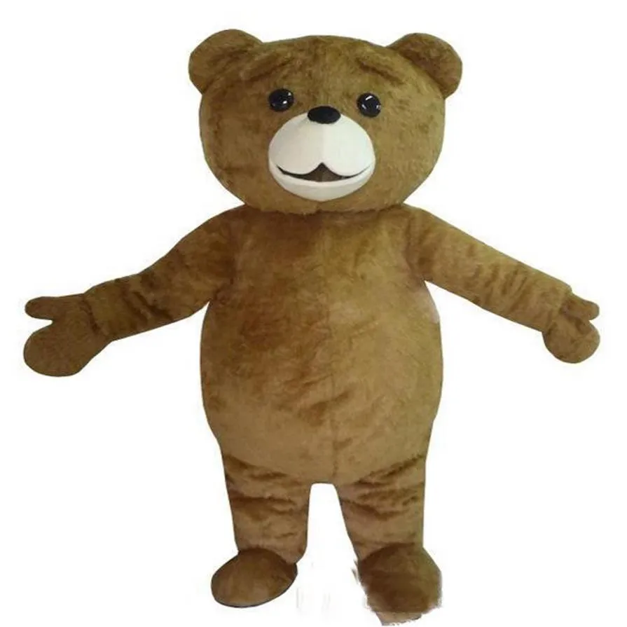 2019 Rabatt Factory Ted Costume Teddy Bear Mascot Costume Shpping254C