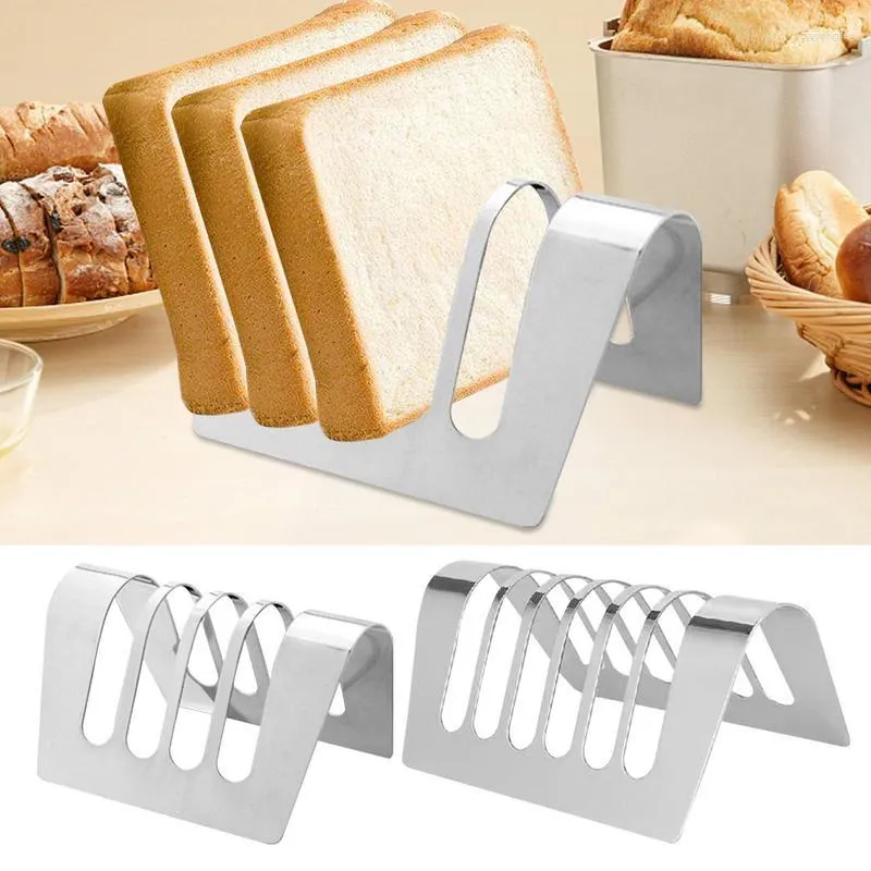 Narzędzia do pieczenia Toast Uchwyt Kuchnia El 4 lub 6 plasterków do szafy na szafkę na krawędzi stali nierdzewnej bochenek Organizator gadżetów blat