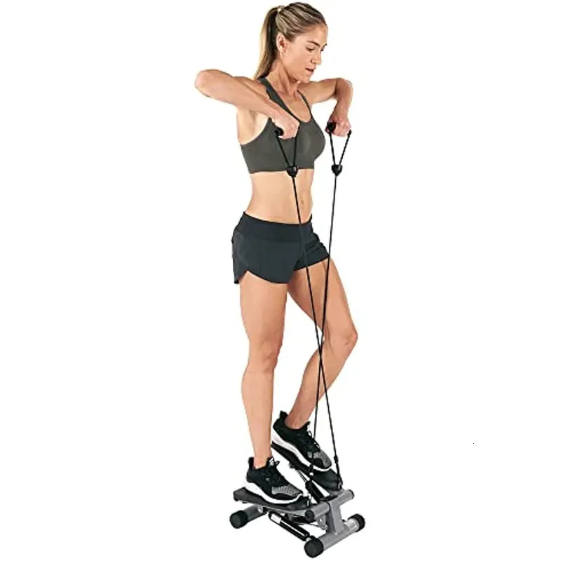 DHgate Sunny Health Mini Stepper Stair Climber Resistance Bands for Full Body Workout Sports Outdoors