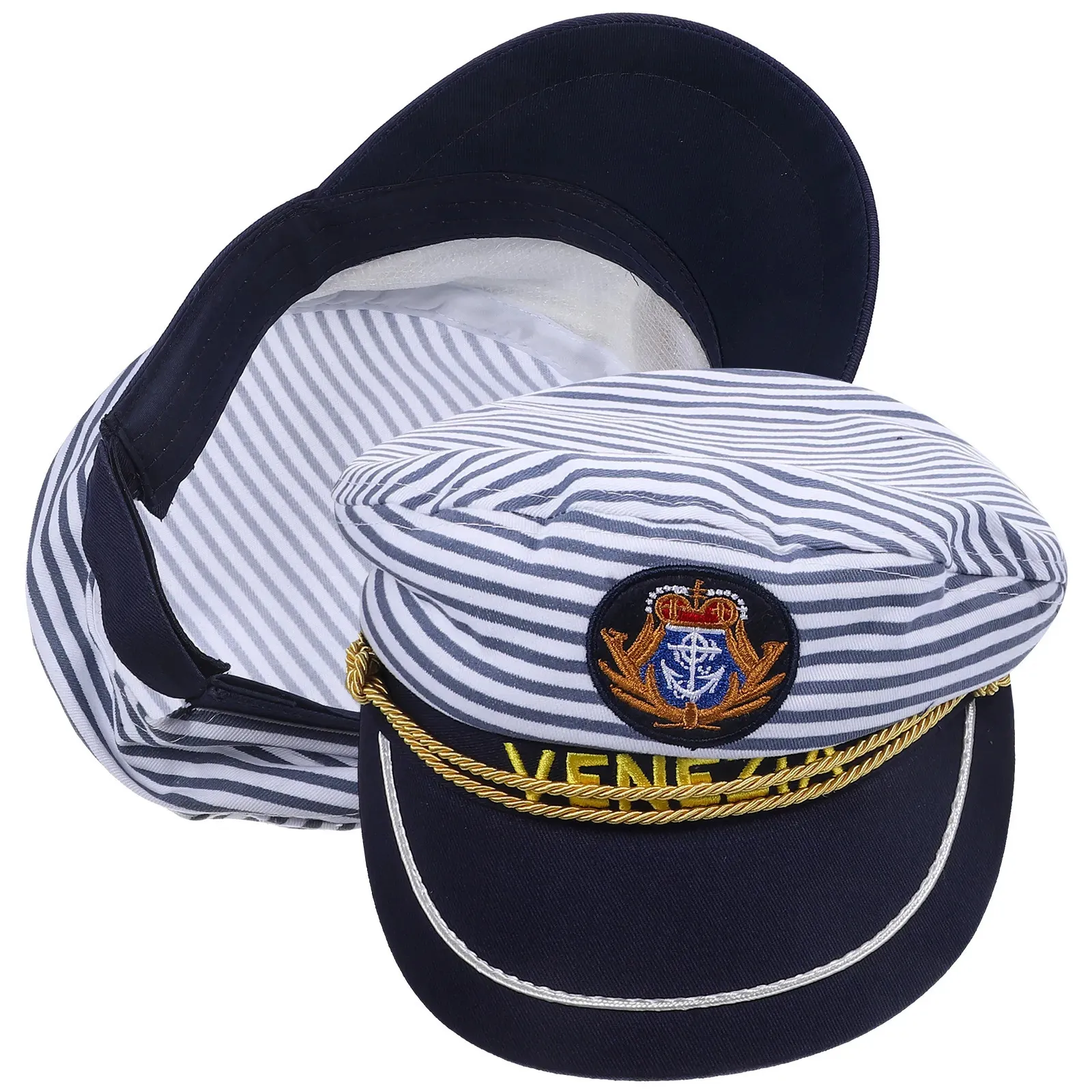 Party Hats Mens Hat Venice Captains Hat Men Boating Girl Accessories Sailor Women Clothing Hats Party 231007