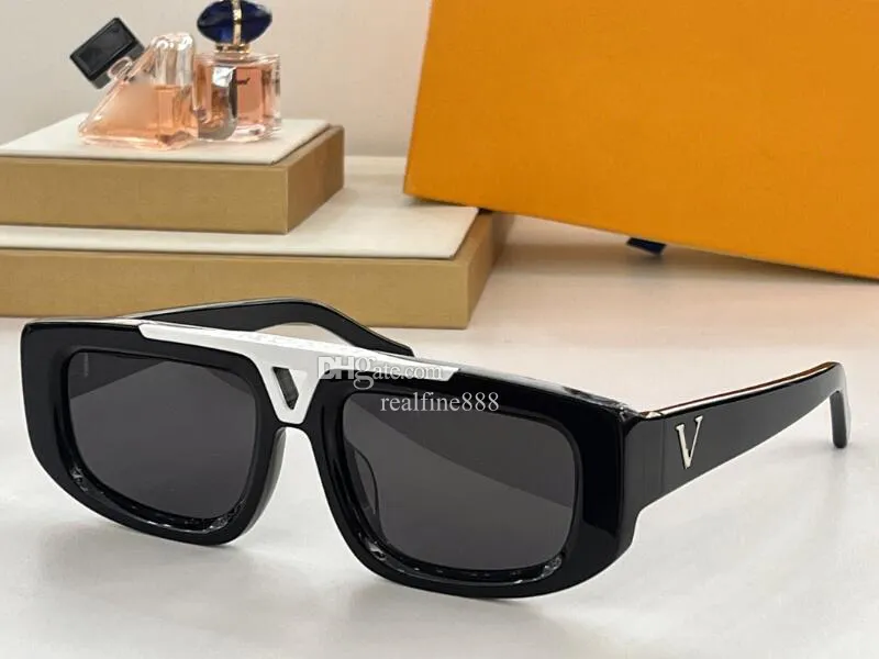 Realfine888 5A очки Z1950U 1.1 Evidence Sport Роскошные дизайнерские солнцезащитные очки для мужчин и женщин с тканевым футляром для очков Z2612W