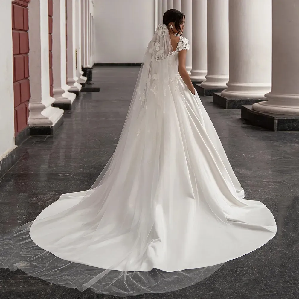 Beaded Satin Wedding Dress with Detachable Sweep Train and Illusion Long  Sleeves Vintage Bridal Gown in White from Dhgate Mermaid Wedding Dresses -  price 235.18