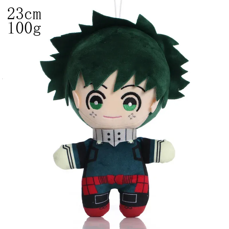 Dolls de pelúcia deku bichos de pelúcia Green Valley Tops Anime My Hero Midoriya Izuku Deku Bakugou Katsuki Todoroki S O Cosplay Doll Toy 231007