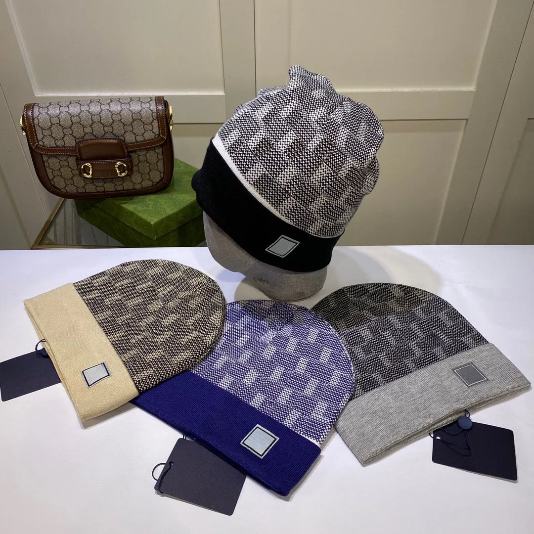 und Männer Frauen Hüte Designer Beanie Caps Mode Männer Damen Brief Hohe Qualität Gestrickte Schädel Hut Winter Outdoor