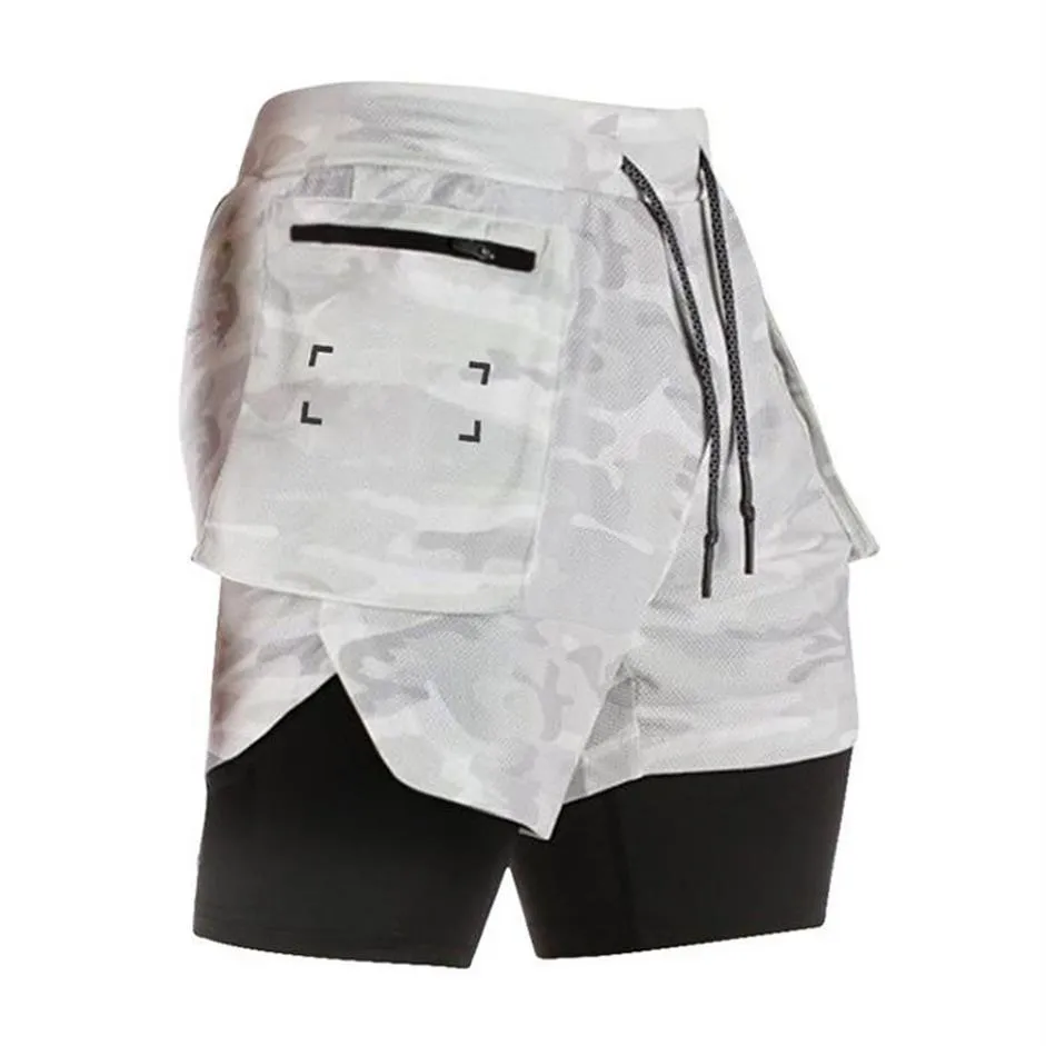 Herenshorts Fitnessbroek Stretch Fitness Gym Trainingsshorts Mode Nieuwe aankomst Broek Aziatische maat M-3XL236n