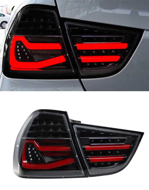 Rear Lamp Assembly For Sedan 2009-2012 Models, LED Tail Lights With DRL ...