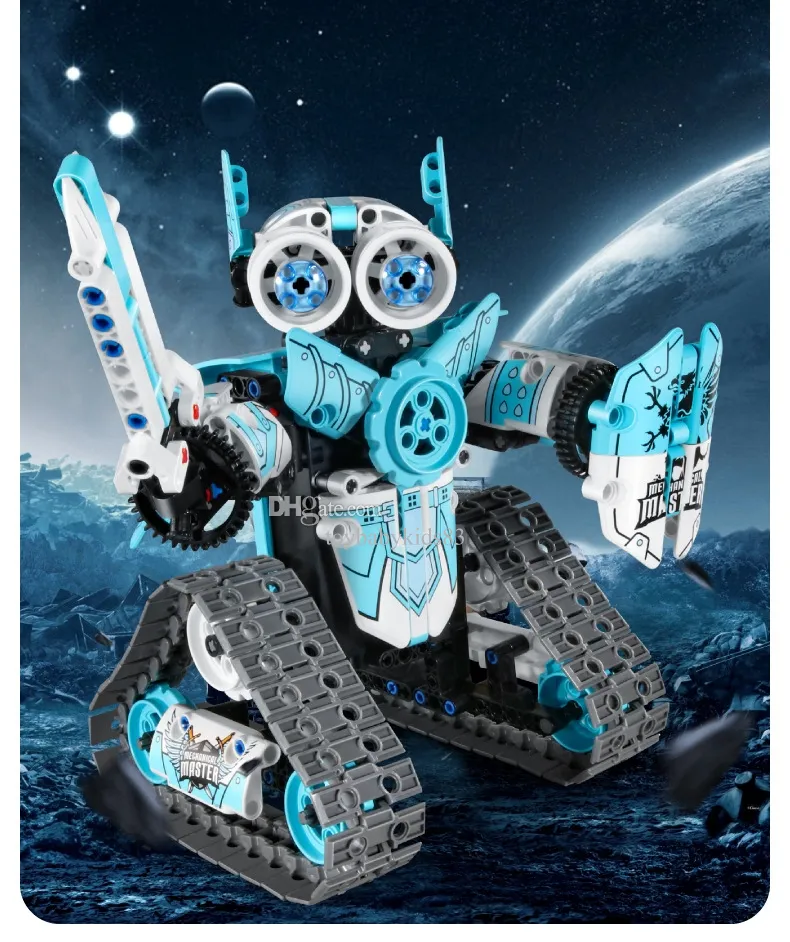 RC truck Robot build Robot Model Blocks Toy New Product Lepin brick 3IN1 Shape Transformer Figure Transformer Robots Vaccum Programming Toy For Boy Christmas Gift