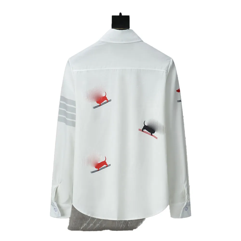 Primavera e outono listrado camisa de manga comprida masculina lazer negócios sentido sênior estilo japonês polegada casaco caído anti-rugas