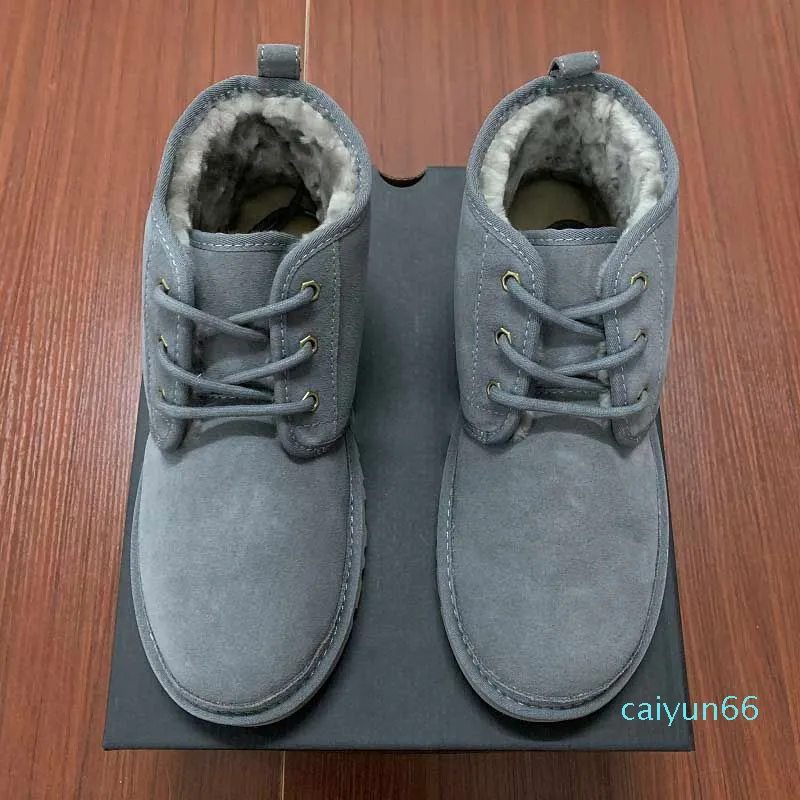 Hot Sale-mens winter wool shoe women platform snow boots men's