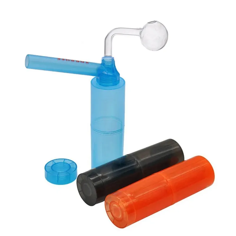 Tuyau de brûleur à mazout en verre pour convertisseur portable TOPPUFF Tuyau d'eau Narguilé Bongs Shisha Chicha Fumer du tabac Herbe pliée Adaptateur de tuyau d'huile à ongles