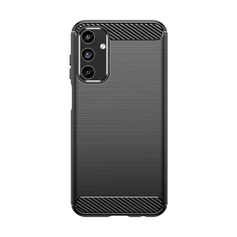 Carbon Telefoon Gevallen Voor Samsung S24 S23 FE A15 A25 A05 A05S A14 A54 5G Plus Ultra Carbon geweven Draadtrekken Case TPU Cover