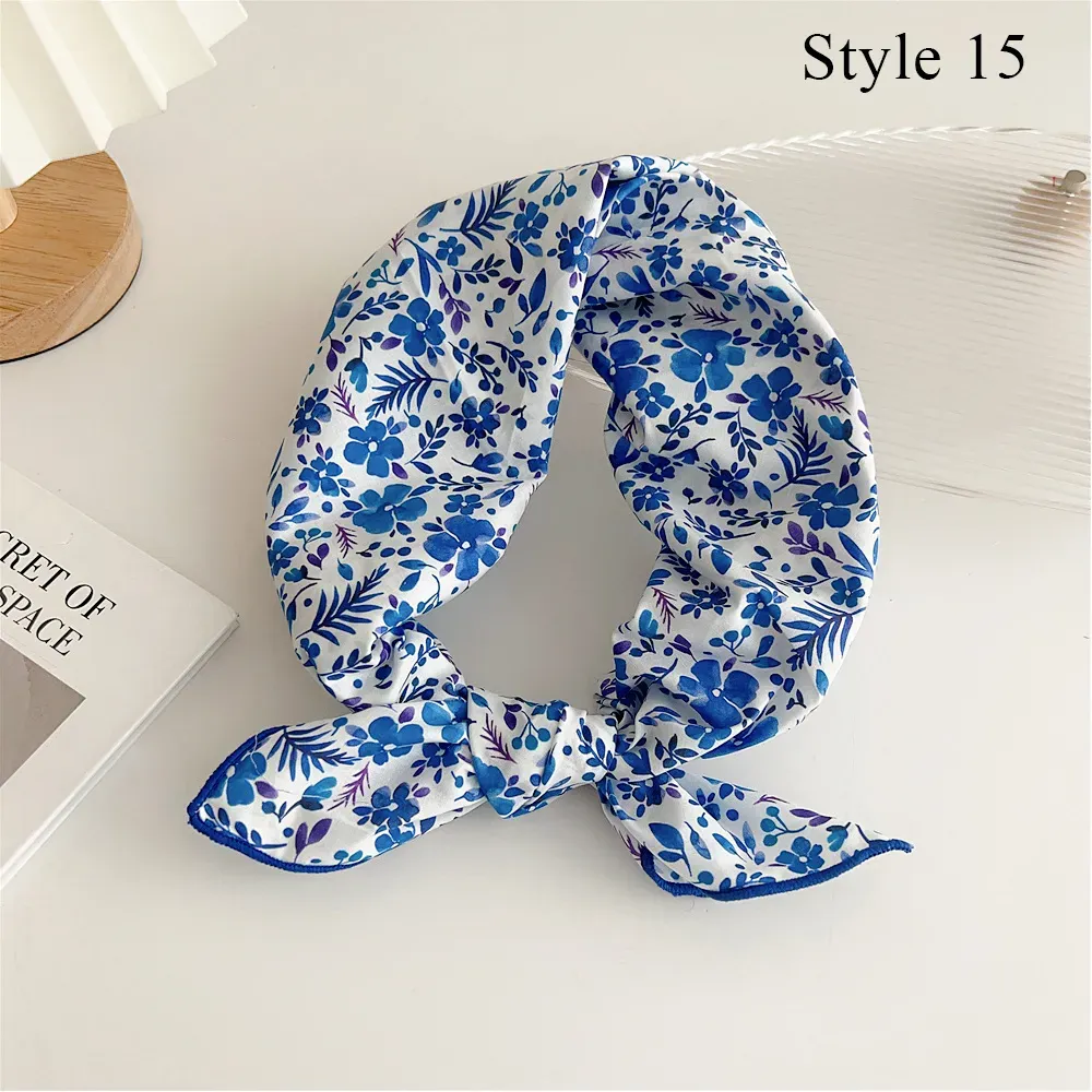 90CM mode hoofddoek halsdoeken dames vierkante sjaals wraps bandana hoofddoek voor dames – koop de beste producten in de online winkel