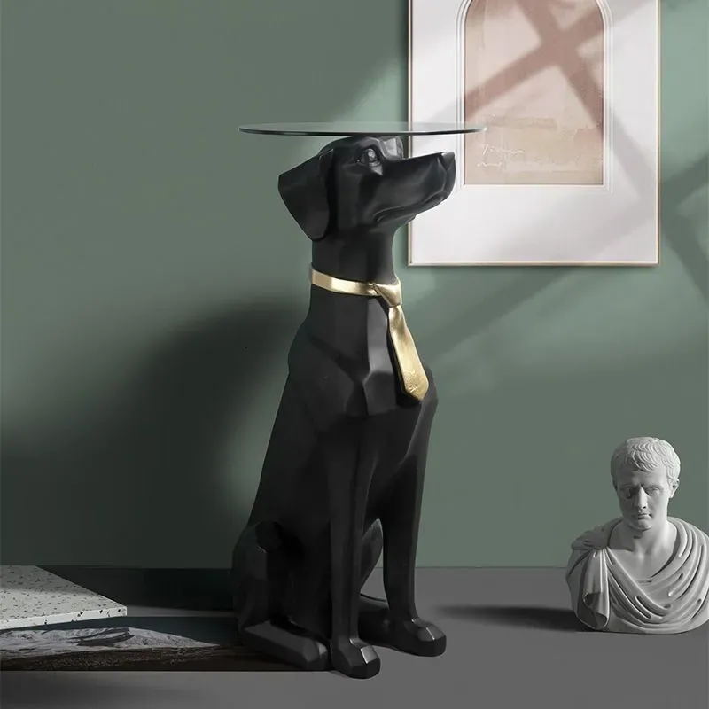 Decoratieve objecten Beeldjes Woondecoratie Sculpturen Standbeelden Beeldjes voor interieur Accessoires voor woonkamer Amerikaanse hond Vloerornament Kamerdecoratie 231007