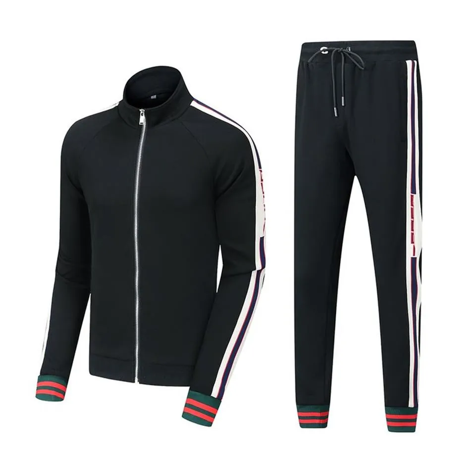 Designer men's sports suit women's suit classic letters slim-fit two-piece casual jogging long-sleeved sports fashion sw242w