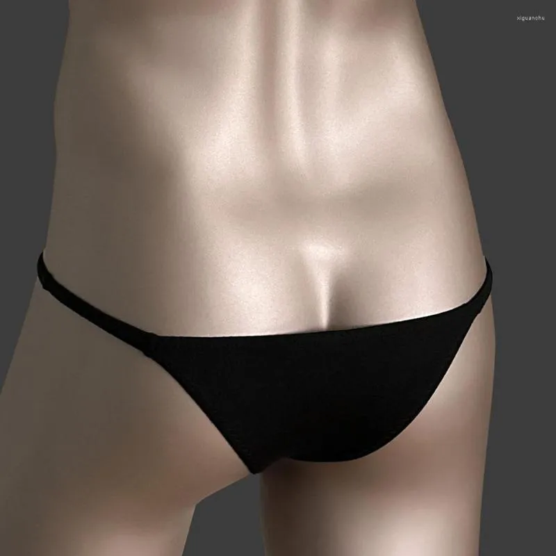 Unterhosen Bequeme Mode Männer Männliche Unterwäsche Schnell trocknend Durchsichtig Hautfreundlich Stretch String T-Rücken Atmungsaktive Ausbuchtung