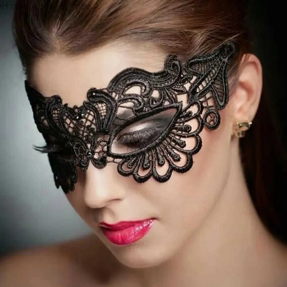 Party Masks Women Hollow Lace Masquerade Face Mask Princess Prom Nightclub Party Prese Props Costume Halloween Masquerade Mask Women Sexy 1N001 Q231009