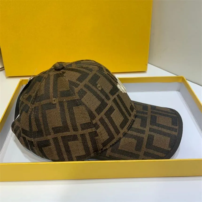 Nakış Batı Beyzbol Kapağı Kahve Şapkası Kapaklar Tasarımcı Şapkalar Erkekler Moda Casquette F Bonnet Beanie Habbly303R