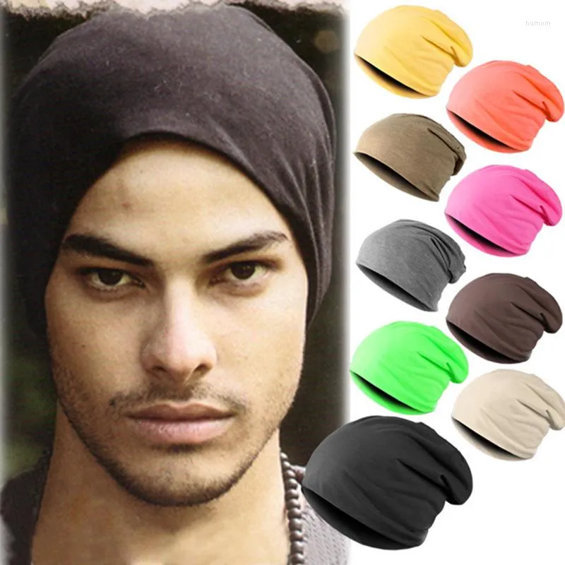 Berets Homens Mulheres Quente Beanie Hedging Cap Hip-Hop Sólido Skullies Unisex Bonnet Europa American Outono Inverno Esportes Solto Chapéu