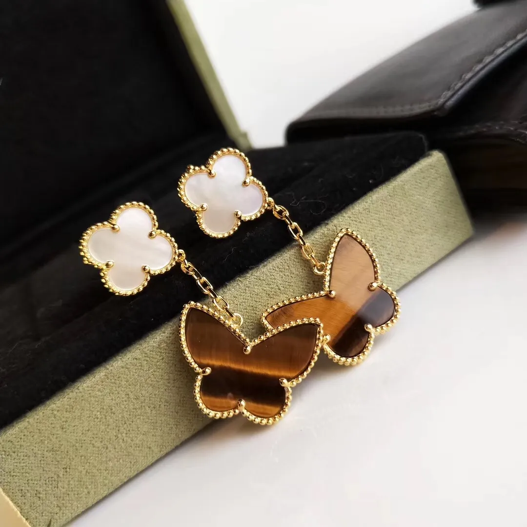 2023 Classic Design Four Leaf Clover Luxurys designer Necklaces Bracelet flower Jewelry Gold Silver rose gold Mother of Pearl Necklace Link Chain Womens