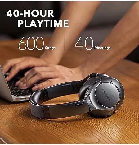 Anker Life Q20 Hybrid Active Noise Canceling Headphones, Over Ear Bluetooth 헤드폰의 무선