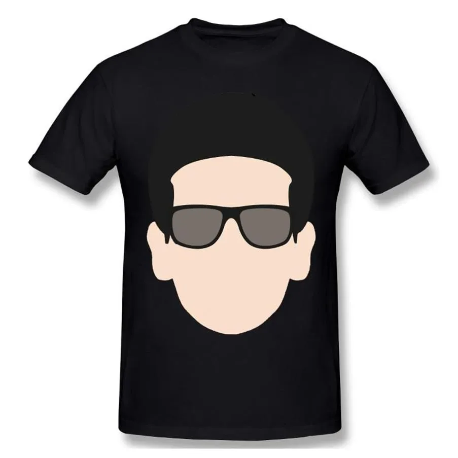 T-shirt da uomo Uomo Roy e Orbison Head Illustrationby JPRT T17 Case Everyday Casual Graphic Tshirt267C